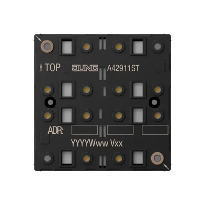 JUNG KNX Tastsensor-Modul A 4291 1ST | 1-fach | Universal F40 Secure | Unterputz | LED | Kunststoff | Serie AS/A