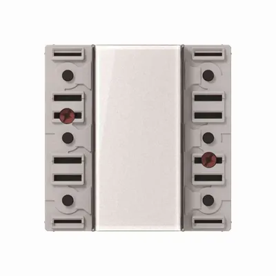 JUNG KNX Tastsensor-Modul Standard A5073TSM | 3fach | Unterputz | 6 Tasten | LED-Anzeige | Busankoppler | Kunststoff