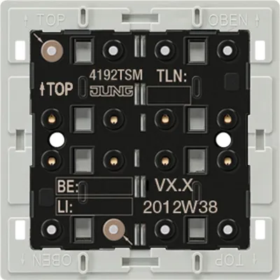 JUNG KNX Tastsensor-Modul 2-fach | Universal Unterputz | mit Temperatursensor & LED-Anzeige