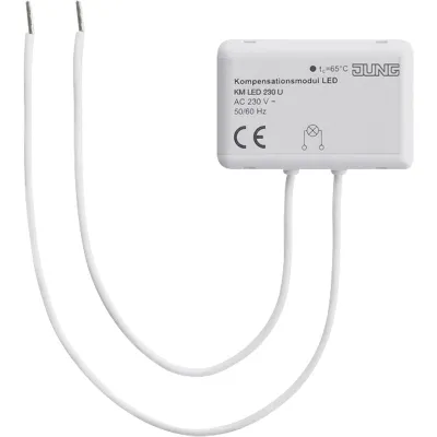 JUNG Kompensationsmodul LED KMLED230U | 230V | für HV-LED-Lampen & Dimmer | verbessert Dimmverhalten | weiß