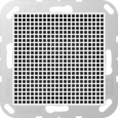 JUNG Lautsprechermodul LSMA4WW | Unterputz-Lautsprecher 2,5W 4 Ohm | Frequenzbereich 120-15000Hz | alpinweiß