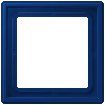 JUNG Rahmen 1-fach LC 981 261 | Unterputz | Kunststoff Duroplast | matt | 81x81mm | IP20 | blau bleu outremer foncé