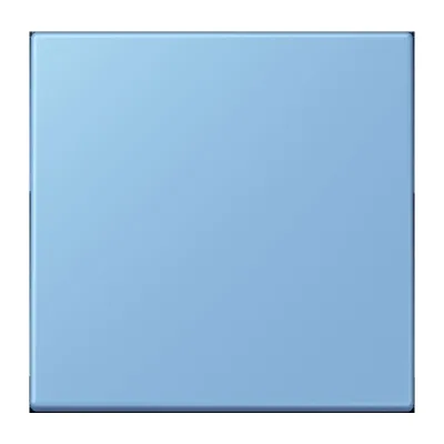 JUNG Wippe 1fach LC 990 256 | Schalterabdeckung Taster/Schalter | Duroplast lackiert | matt | 70x70mm | bleu céruléen