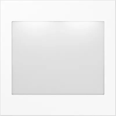 JUNG LED-Lichtsignal LS539WWLEDWB | weiß-blau | Aufputz | Aluminium lackiert | Unterputz-Montage | IP20 | alpinweiß