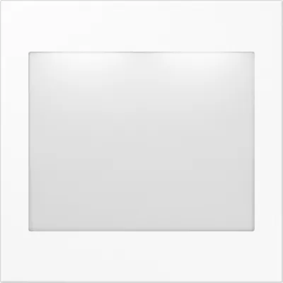 JUNG LED-Lichtsignal LS539WWLEDWB | weiß-blau | Aufputz | Aluminium lackiert | Unterputz-Montage | IP20 | alpinweiß