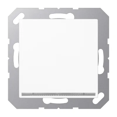 JUNG LED-Orientierungslicht A1539-OOWWLNW | Nachtlicht ohne Sensor | weiße LEDs | bruchsicher | alpinweiß