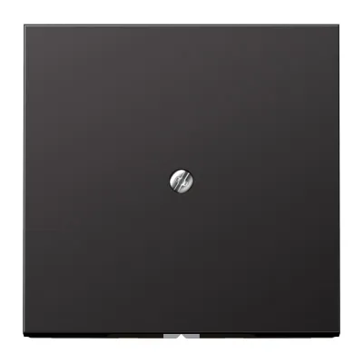 JUNG Leitungsauslass AL2990AD | Unterputz Basiselement mit Zugentlastung & Tragring | Aluminium matt | 70x70 mm