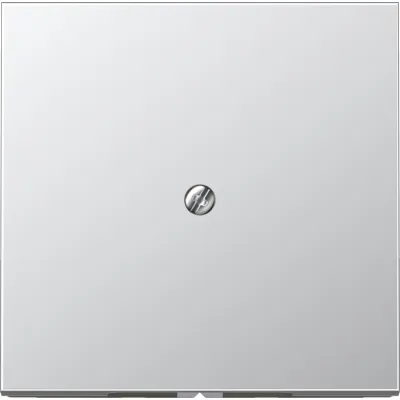 JUNG Leitungsauslass AL2990A | Kabelauslass mit Zugentlastung & Tragring | Unterputz | Aluminium matt | 70x70 mm