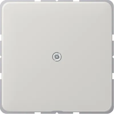 JUNG Leitungsauslass CD590ALG | Kabelauslass mit Zugentlastung & Tragring | Unterputz | Duroplast | 67x67mm | lichtgrau