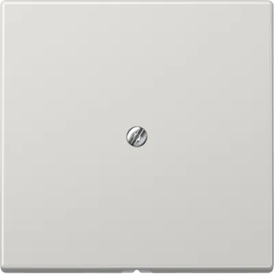 JUNG Leitungsauslass LS990ALG | Unterputz Kabelauslass mit Zugentlastung | Duroplast | 70x70mm | lichtgrau RAL7035