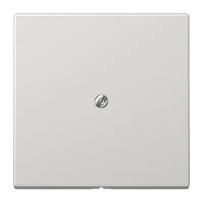 JUNG Leitungsauslass LS990ALG | Unterputz Kabelauslass mit Zugentlastung | Duroplast | 70x70mm | lichtgrau RAL7035