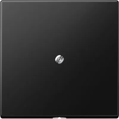 JUNG Leitungsauslass LS990ASWM | Unterputz | Zugentlastung | Schraubbefestigung | Duroplast | 70x70 mm | graphitschwarz