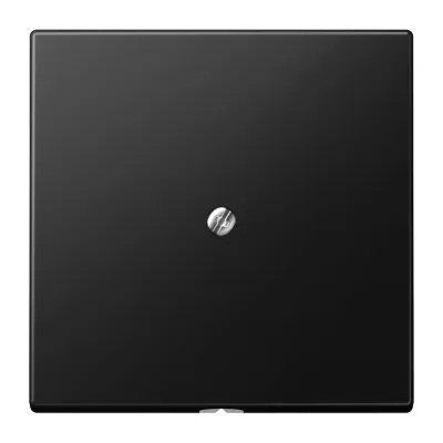 JUNG Leitungsauslass LS990ASWM | Unterputz | Zugentlastung | Schraubbefestigung | Duroplast | 70x70 mm | graphitschwarz