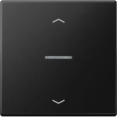 JUNG Wippe LS 101 KO5P SWM für KNX Taster 1fach | Jalousie | Lichtleiter | Pfeilsymbole | Duroplast | 70x70 mm