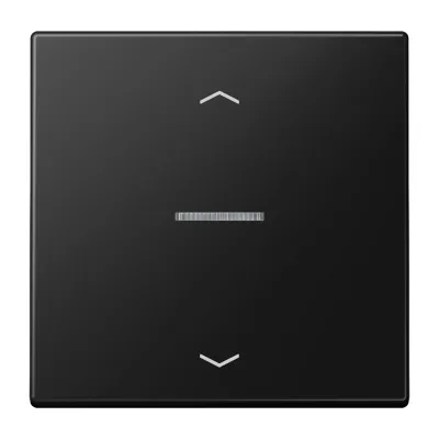 JUNG Wippe LS 101 KO5P SWM für KNX Taster 1fach | Jalousie | Lichtleiter | Pfeilsymbole | Duroplast | 70x70 mm