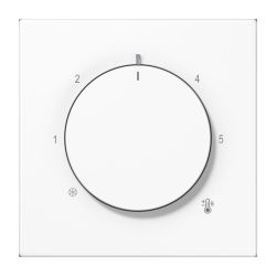 JUNG LS 1749 BF WW Abdeckung Raumtemp aws glz div.Symbole