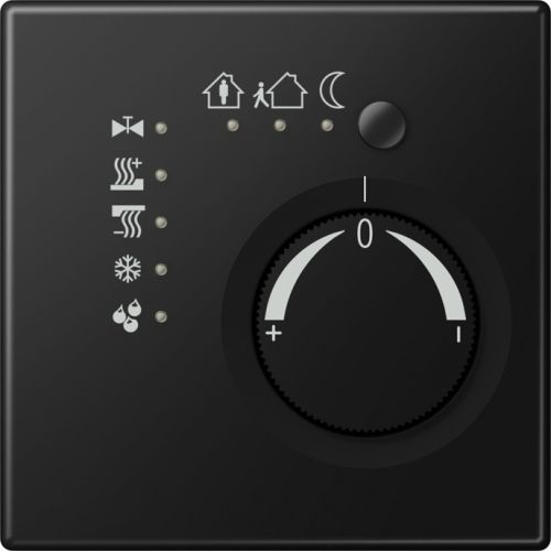 Bild: JUNG LS 2178 SWM Raumtemperaturregler UP LS KNX gra-sw mt