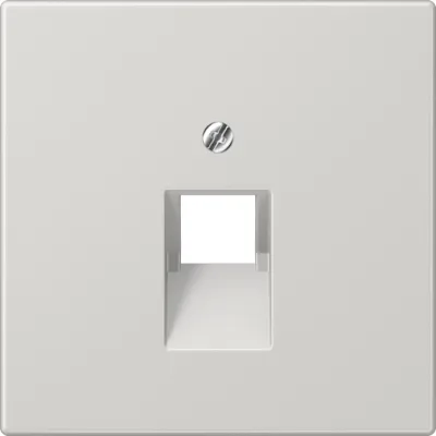 JUNG Abdeckung für IAE/UAE-Dose LS969-1UALG | 1x8-polig | Aufputz | Schraubbefestigung | Duroplast | lichtgrau