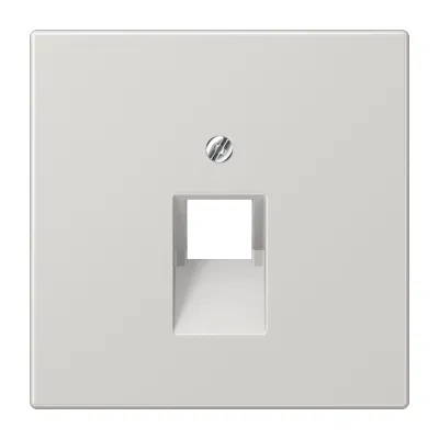 JUNG Abdeckung für IAE/UAE-Dose LS969-1UALG | 1x8-polig | Aufputz | Schraubbefestigung | Duroplast | lichtgrau