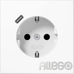 JUNG LS152018CWW SCHUKO-Steckdose mit USB Typ C