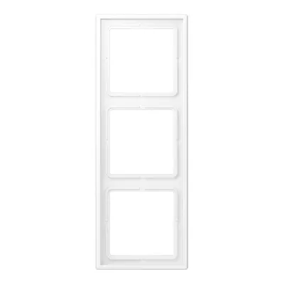 JUNG Rahmen 3-fach LS983WWM | Unterputzrahmen | 81x223 mm | Duroplast matt | schneeweiß RAL 9016 | IP44