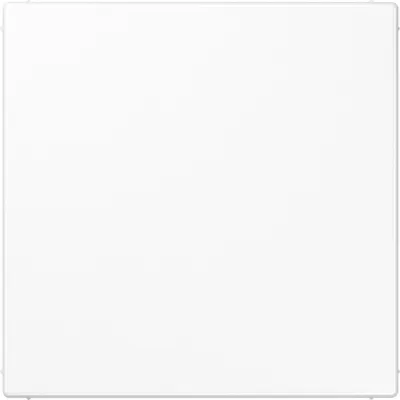 JUNG Blindabdeckung LS994BWW | Duroplast | bruchsicher | Klemmbefestigung | IP44 | glänzend | alpinweiß