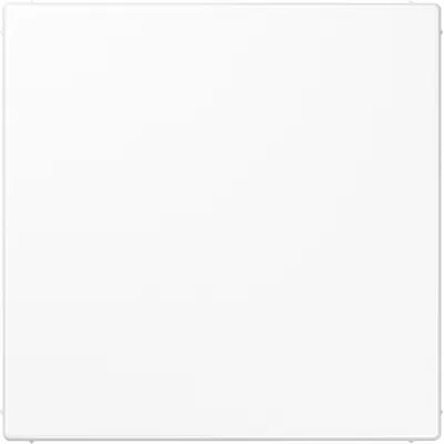 JUNG Blindabdeckung LS994BWW | Duroplast | bruchsicher | Klemmbefestigung | IP44 | glänzend | alpinweiß