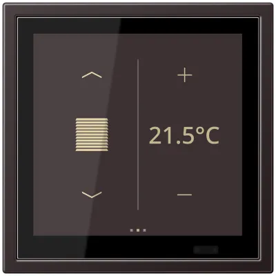JUNG KNX Raumcontroller LS Touch LSZ AL 459 BF D1 S D | Unterputz | Touchscreen | Thermoplast matt | IP20 | dark