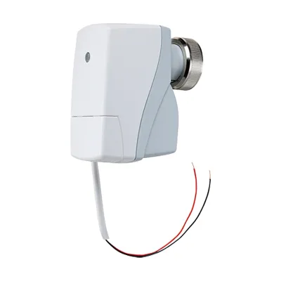 JUNG Motor-Ventilantrieb 2177SVR KNX mit Regler | Busankoppler | Heiz-/Kühlventile | 24V | IP40 | Temperaturfühler