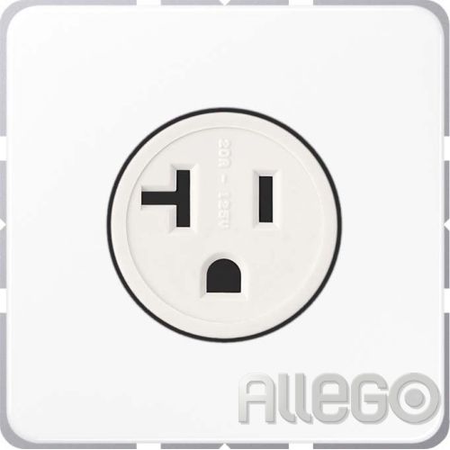 Bild: Jung Nema-Steckdose 20A 125V CD521-20WW Jung Nema-Steckdose 20A 125V CD521-20WW