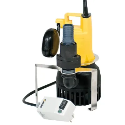 Jung Pumpen Drainageset U 6 Drain ES JP43388 | Schmutzwasserpumpe | 0,75 kW | 230 V | 20 m Kabel | Edelstahl