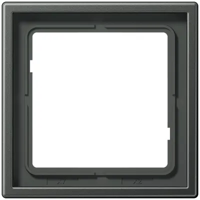 JUNG Rahmen 1-fach AL2981AN | Unterputzrahmen | Aluminium lackiert | 81x81 mm | IP44 | waagerecht/ senkrecht | anthrazit