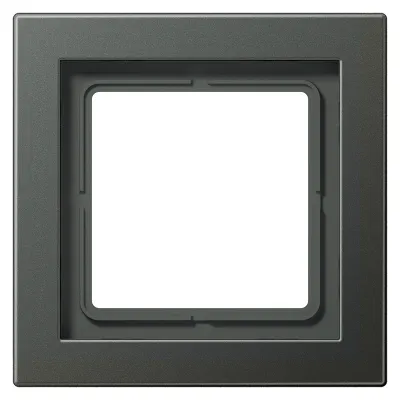 JUNG Abdeckrahmen 1-fach ALD2981AN | LS 990/LS DESIGN | Aluminium lackiert matt | 96x96 mm | anthrazit