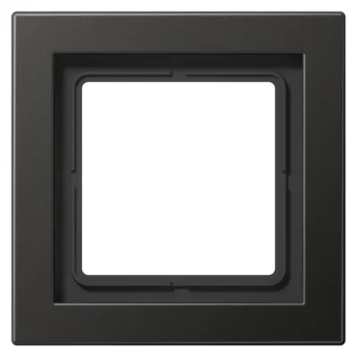 JUNG Abdeckrahmen 1-fach ALD2981AN | LS 990/LS DESIGN | Aluminium lackiert matt | 96x96 mm | anthrazit