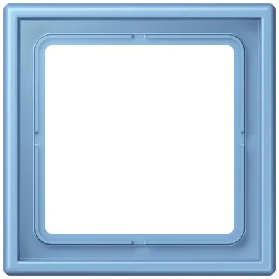 JUNG Rahmen 1-fach LC 981 256 | Einbaurahmen Kunststoff Duroplast | waagerecht & senkrecht | matt | bleu céruléen 59