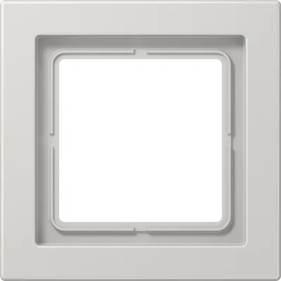 JUNG Rahmen 1-fach LSD981LG | Unterputz | waagerecht & senkrecht | LS/FD-Design | 96x96mm | Duroplast | IP20 | lichtgrau