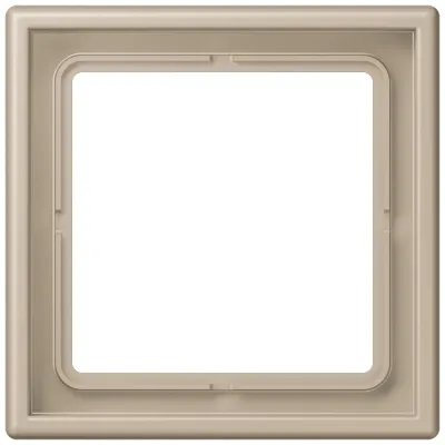 JUNG Rahmen 1-fach LC 981 243 | Einbaurahmen für Unterputzmontage | Duroplast Kunststoff | IP2X | ombre naturelle claire
