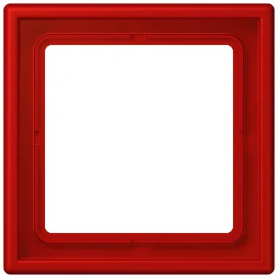 JUNG Rahmen 1-fach LC 981 227 | Unterputzmontage | Kunststoff Duroplast | matt | rouge vermillon 31