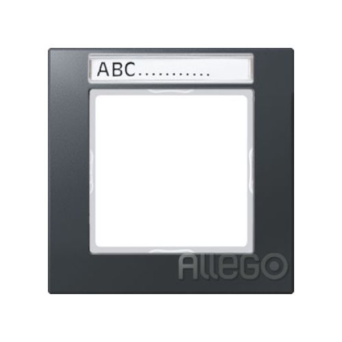Bild: JUNG Rahmen 1-fach Schriftfeld anthrazit mat AC 581 BFNA ANM