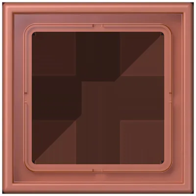 JUNG Rahmen 1-fach LC 981 236 | Unterputz | Duroplast matt | IP2X | terre sienne brique