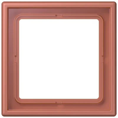 JUNG Rahmen 1-fach LC 981 236 | Unterputz | Duroplast matt | IP2X | terre sienne brique