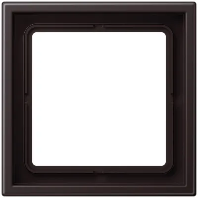 JUNG Rahmen 1-fach LSZAL981BFD | Unterputz | Thermoplast lackiert | waagerecht & senkrecht | bruchsicher | Aluminium