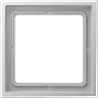 JUNG Rahmen 1-fach LSZAL981BF | Schalterrahmen Serie LS | 81x81 mm | Thermoplast Aluminium lackiert | bruchsicher