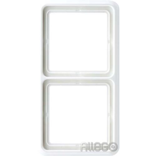 Bild: Jung Rahmen 2-fach aws waage/senkrecht CD 582 WU WW