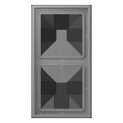 JUNG Rahmen 2-fach LC 982 203 | Serie LS Einbaurahmen | Duroplast Kunststoff | waagrecht & senkrecht | transparent 31