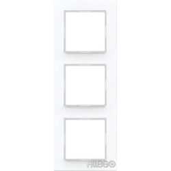 Jung Rahmen 3-fach aws waage/senkrecht AC 583 WW