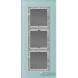 Jung Rahmen 3-fach mt ws waage/senkrecht LSP 983 GLAS