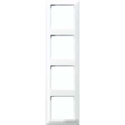 Jung Rahmen 4-fach aws waage/senkrecht AS 584 WW