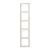 Bild: JUNG Rahmen 5-fach LS 985 W | Abdeckrahmen LS 990 Serie | horizontal & vertikal | Duroplast glänzend | IP44 | cremeweiß