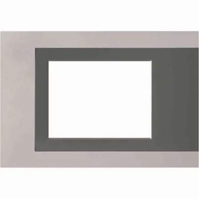 Jung Rahmen FPAL781 für KNX Facility Colour Touch Panel | Aluminium | 236x170 mm | 1-fach | matt